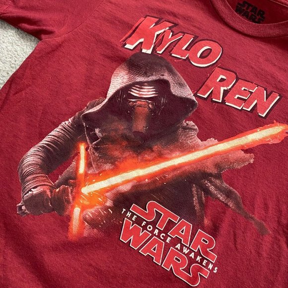 Star Wars Mad Engine L (10 / 12) Kylo Ren The Force Awakens Graphic T-Shirt Tee - Picture 2 of 12